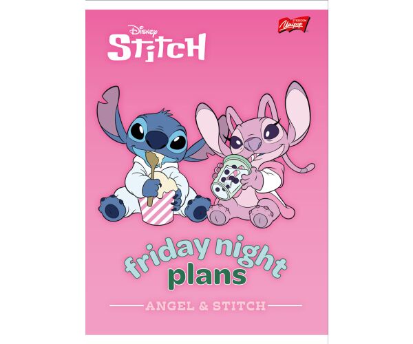 Sešit A4 56 listů Stitch čistý